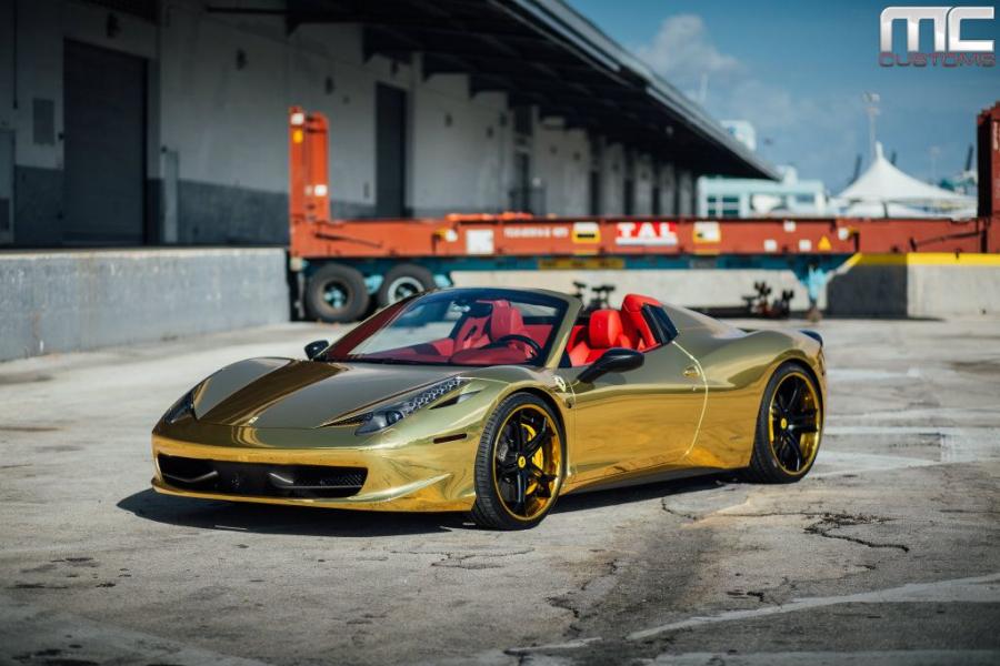 Ferrari 458 Spider by MC Customs on Vellano Wheels '2014
